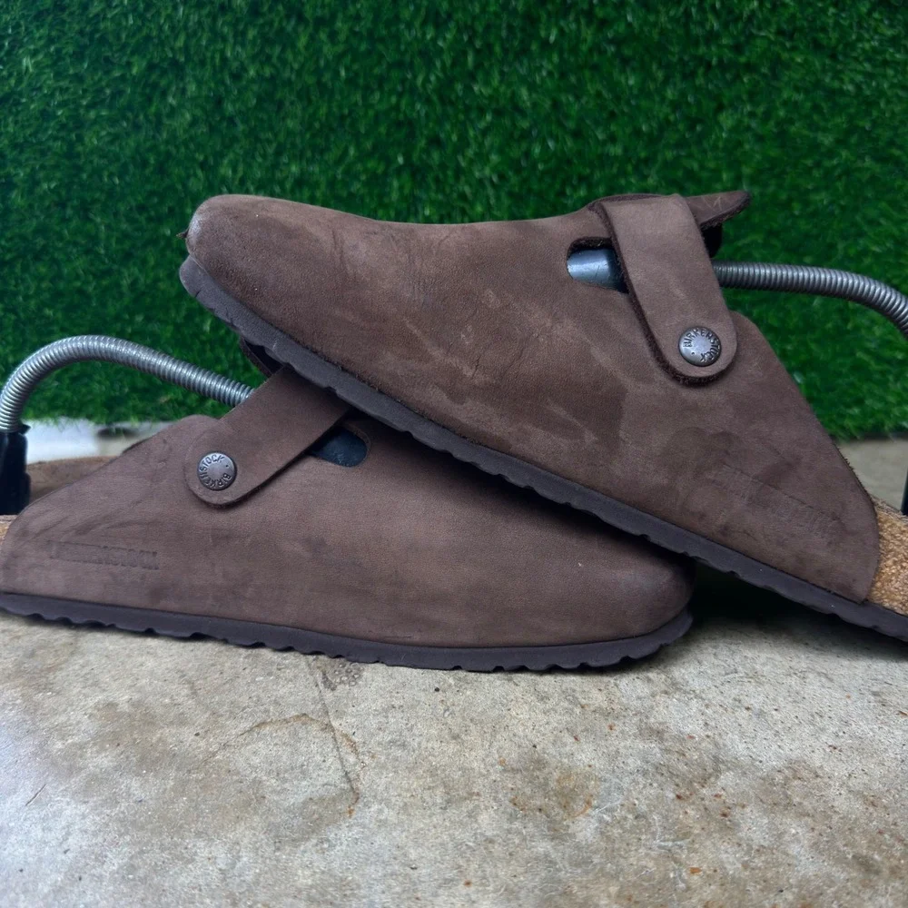 Vintage Birkenstock Boston Clogs Gorpcore Naturecore Workwear Brown 43 10M